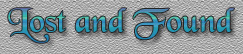Lost and Found Friends