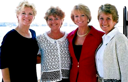 Melody (Wakeling) McDougall, Diana (French) Randall, Apryll (Campbell) Peckett, Cheryl (French) Smith